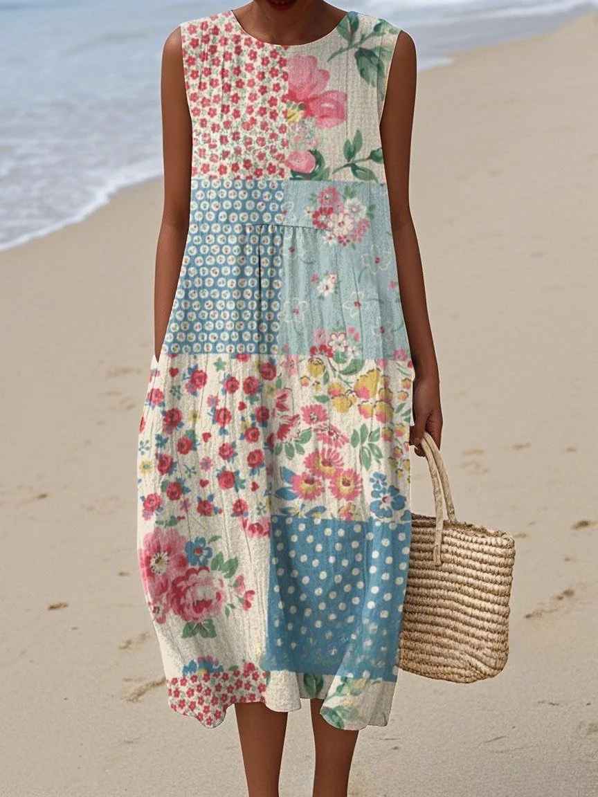 Megan™ | Vintage Summer Dress for Effortless Charm