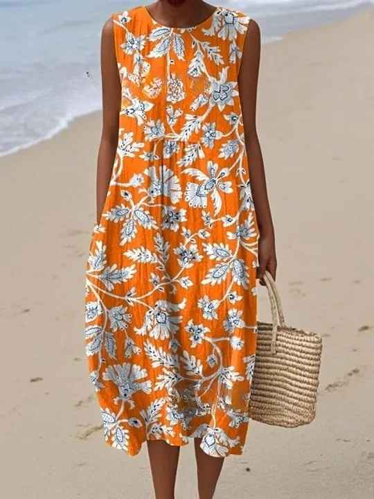 Megan™ | Vintage Summer Dress for Effortless Charm