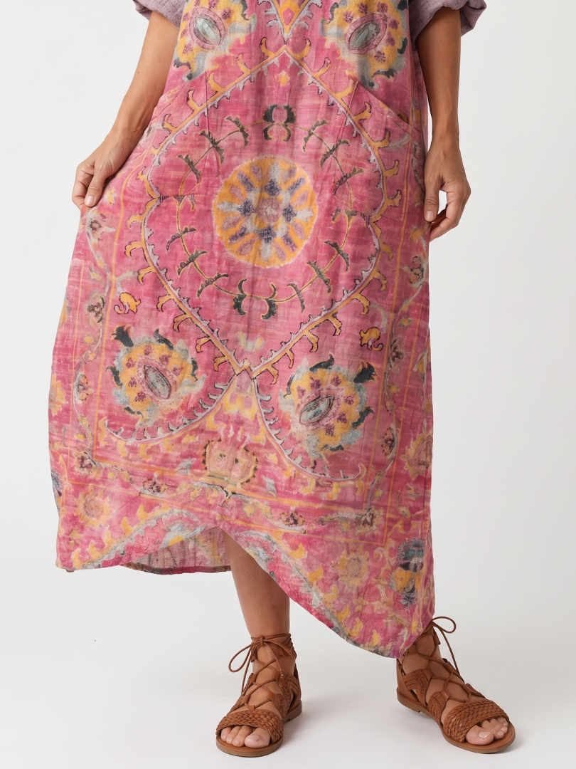 Lila™ | Chic Abstract Midi Dress for Effortless Style