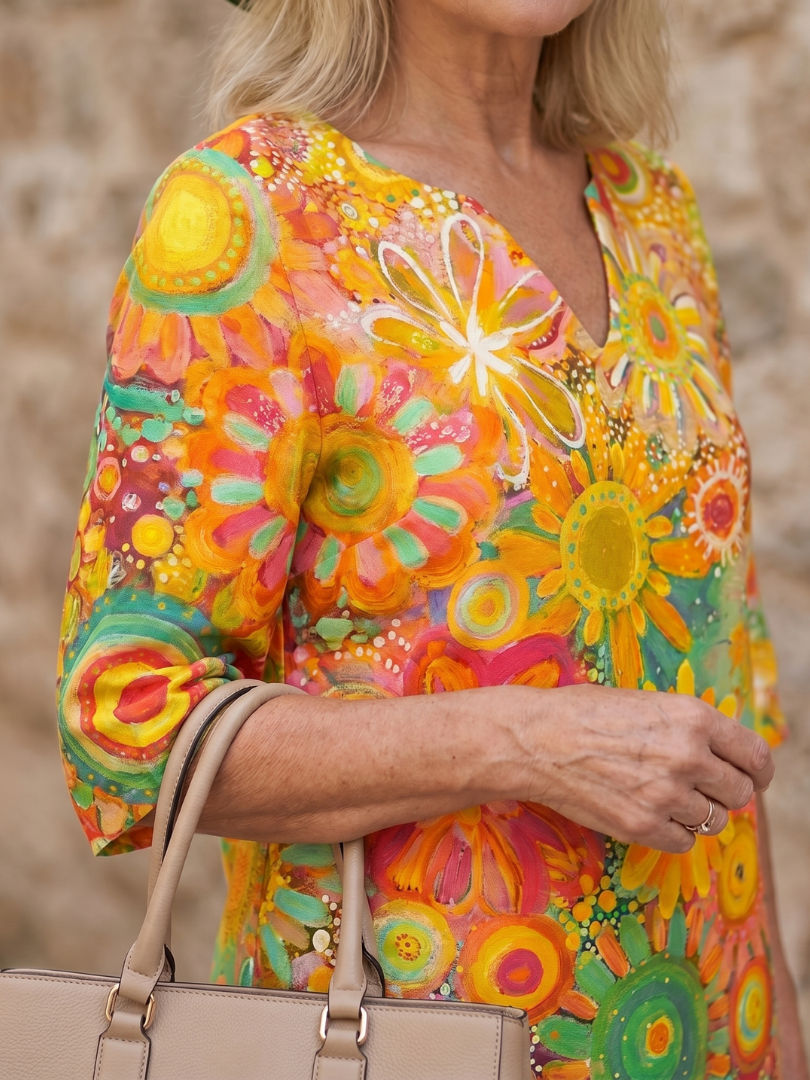 Lila™ | Chic Floral Print Dress for Effortless Elegance