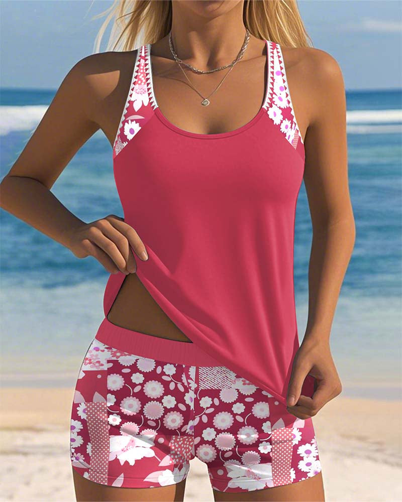 Sabrina™ | Floral Two-Piece Swimsuit for Effortless Elegance