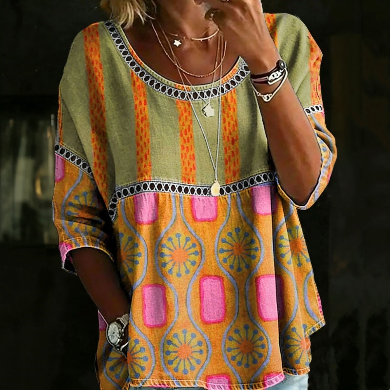 Clara™ | Timeless Linen Blouse for Effortless Chic