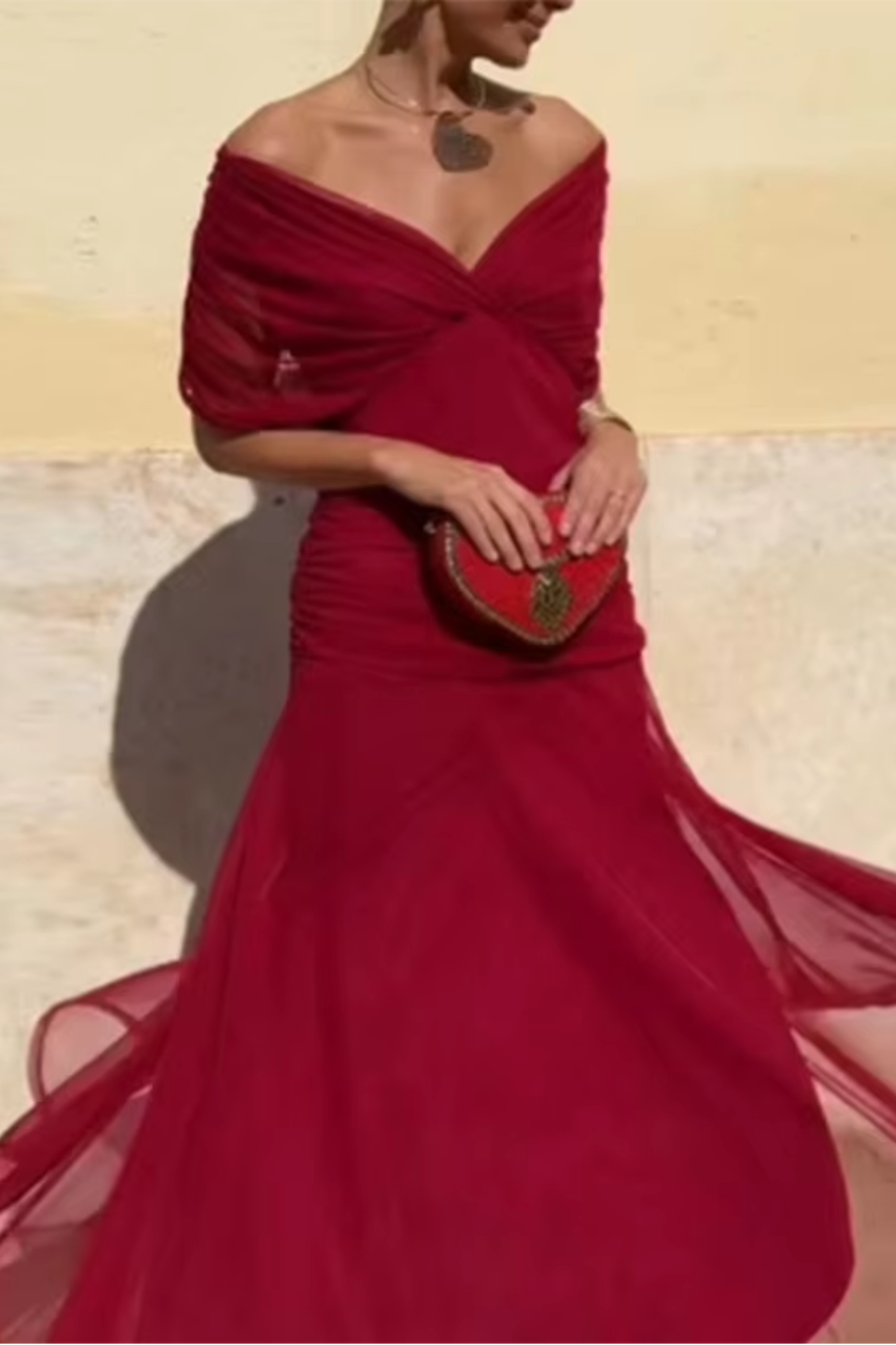 Louise™ | Graceful V-Neck Maxi Dress