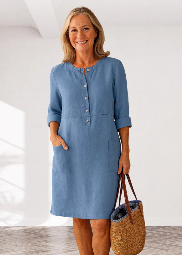 Ella™ | Relaxed Fit Casual Dress for Everyday Elegance
