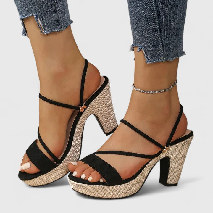 Justyna™ | Chic Orthopaedic Heels for All-Day Comfort