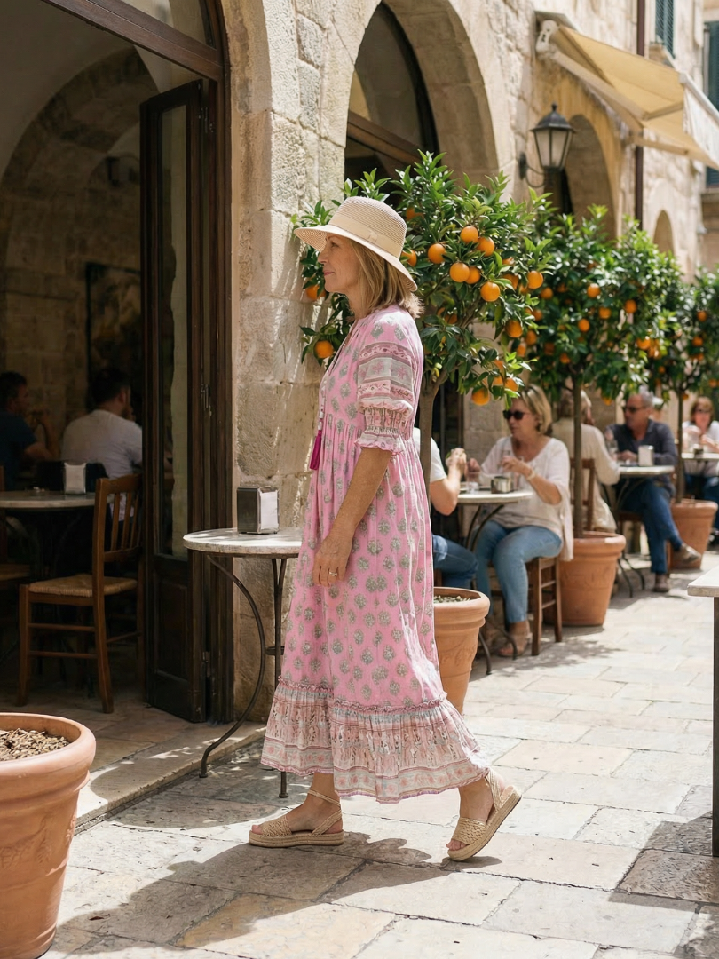 Maren™ | Chic Cotton Garden Dress for Effortless Style