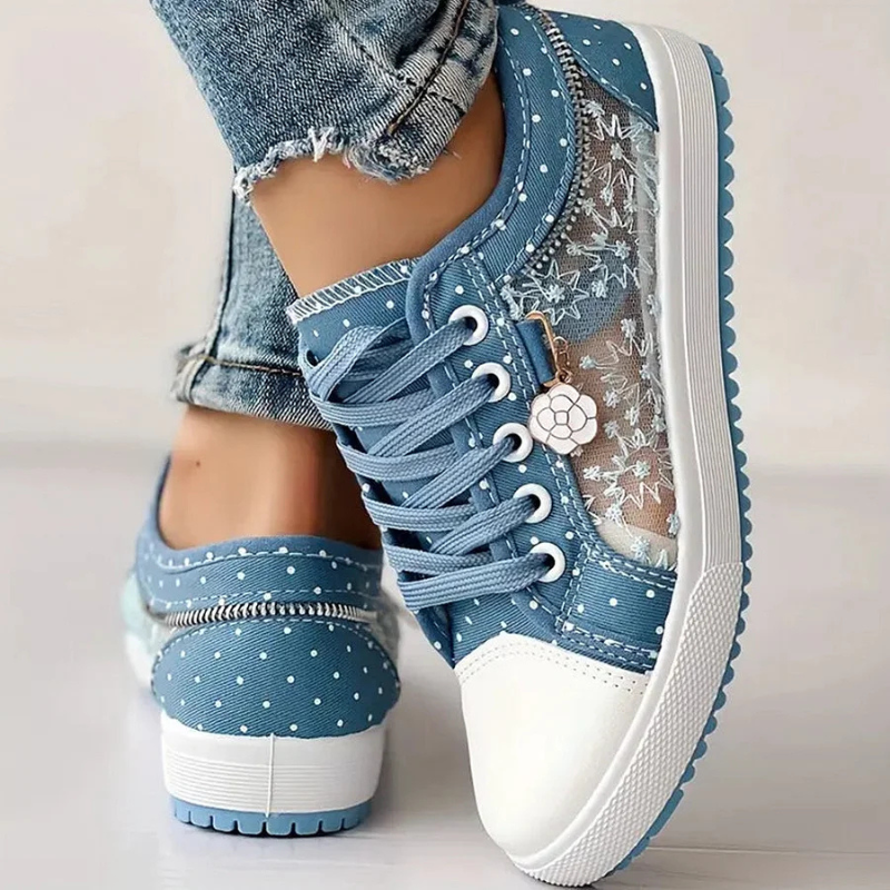 Lily - Chic Floral Sneakers