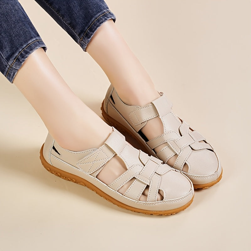 Lea™ | Chic Leather Sandals for Everyday Elegance