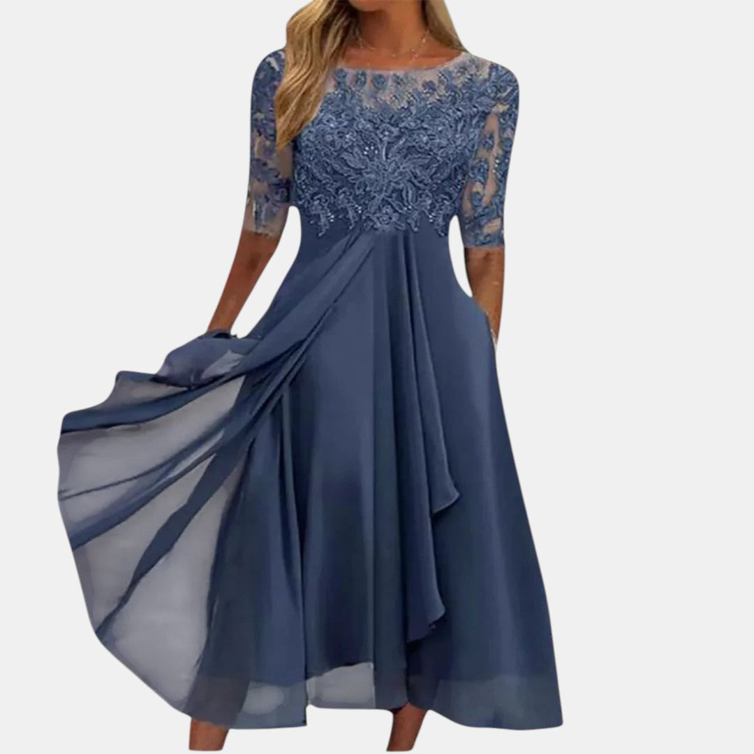 Elena - Elegant Lace Dress