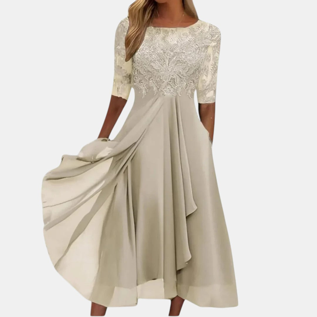 Elena - Elegant Lace Dress