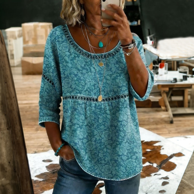 Clara™ | Timeless Linen Blouse for Effortless Elegance