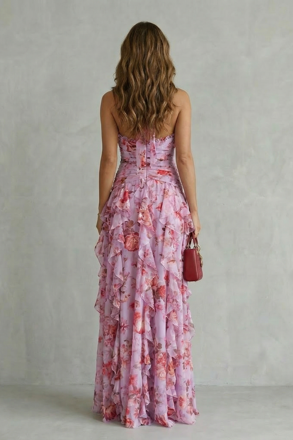 Bella - Flowing Halter Maxi Dress