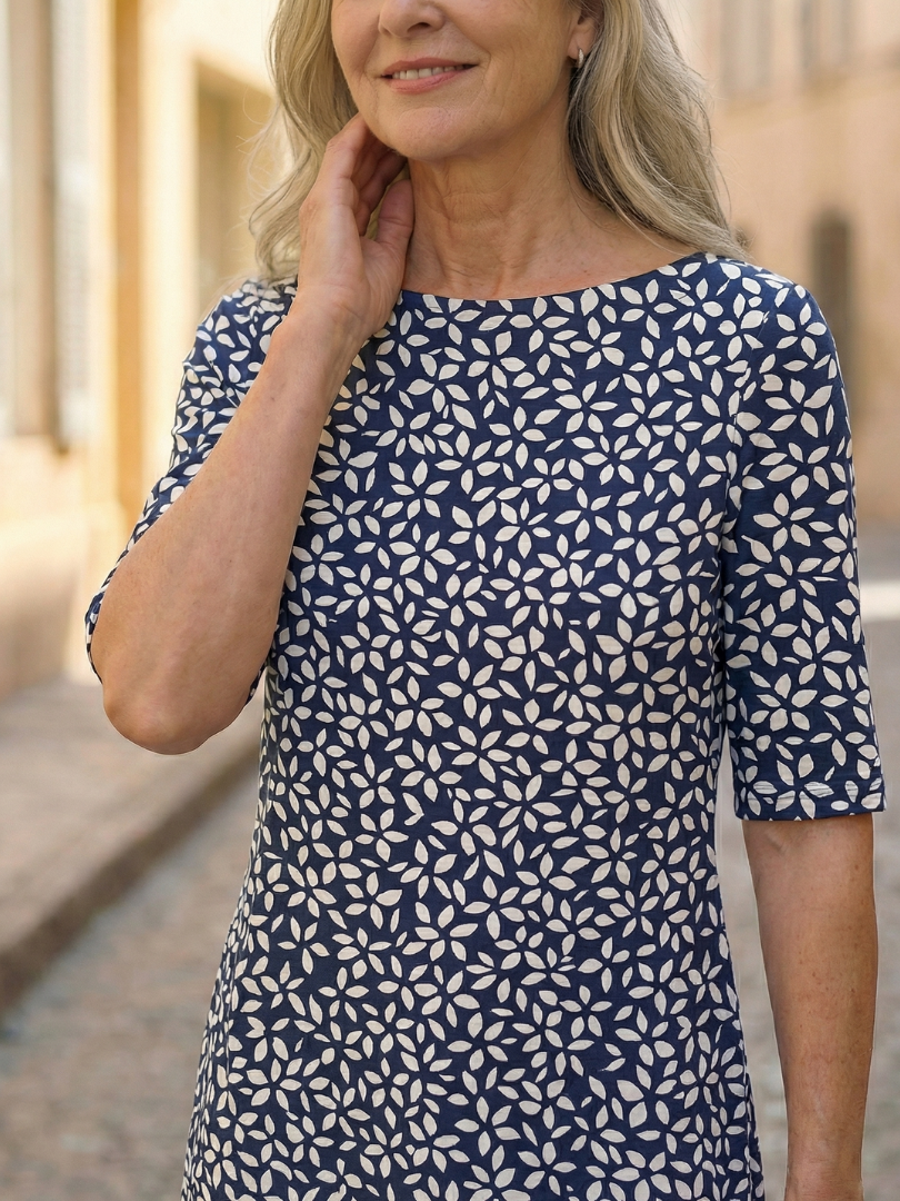 Isabella™ | Breezy Coastal Print Dress for Effortless Elegance