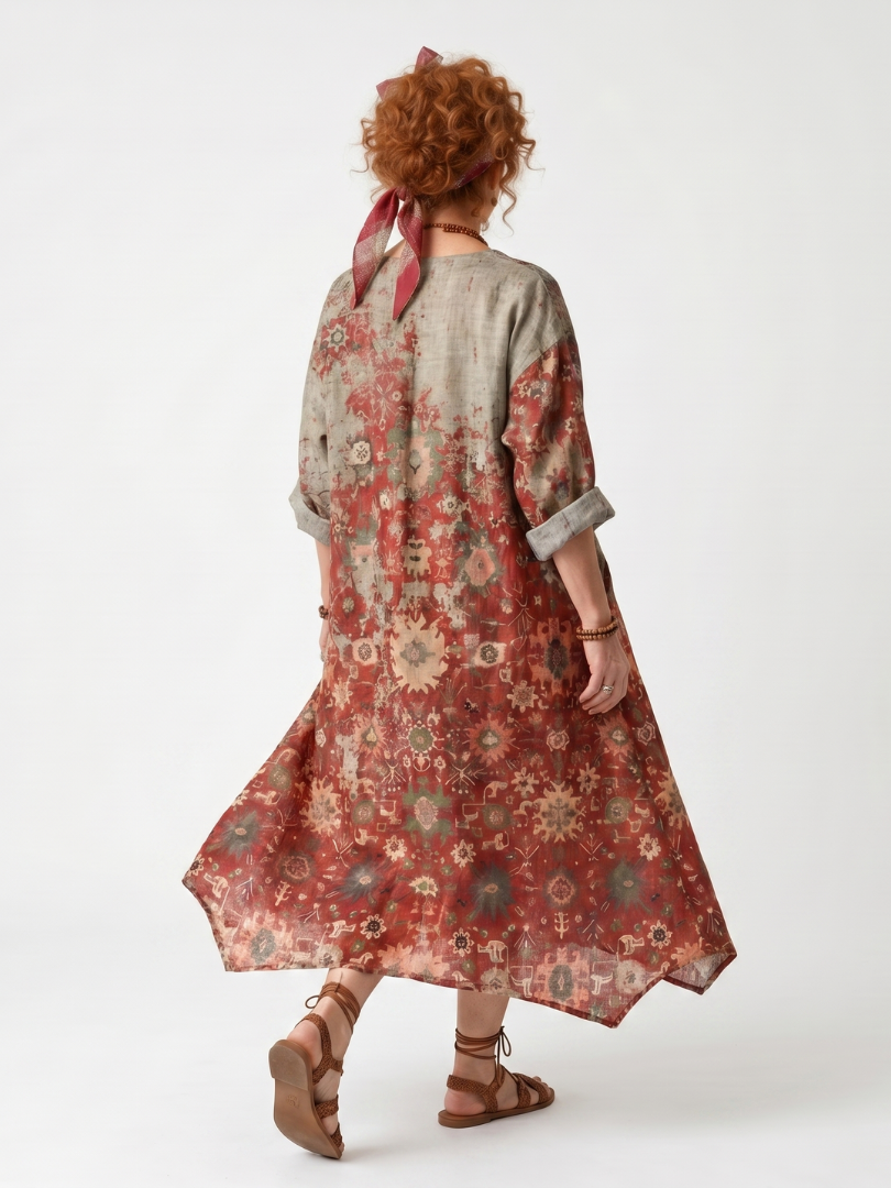 Sienna™ | Chic Pocketed Midi Dress for Effortless Style