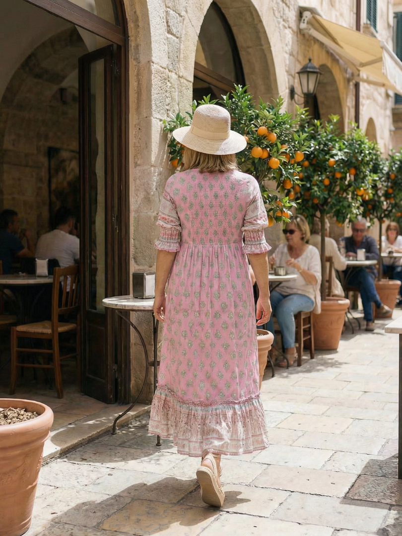 Maren™ | Chic Cotton Garden Dress for Effortless Style
