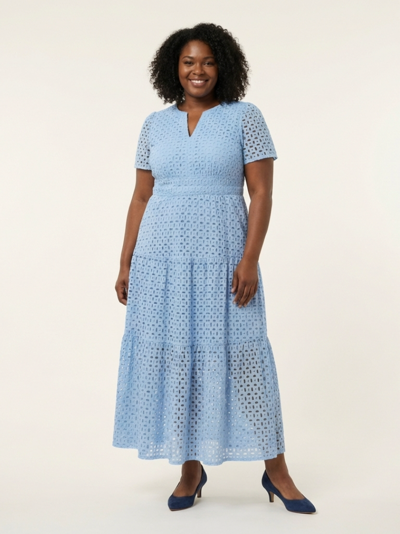 Brielle™ | Flowy V-Neck Midi Dress for Effortless Elegance
