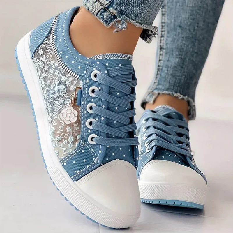 Lily - Chic Floral Sneakers