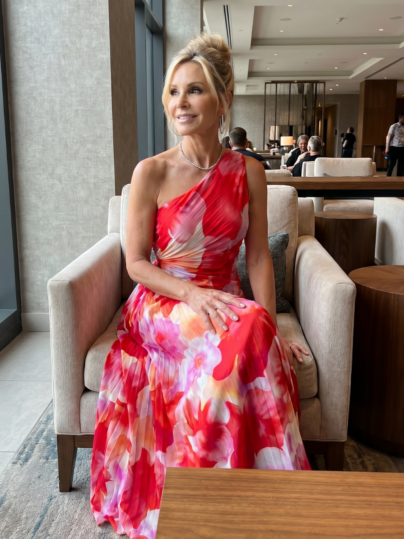 Tamsin™ | Chic Floral Midi Dress for Effortless Elegance
