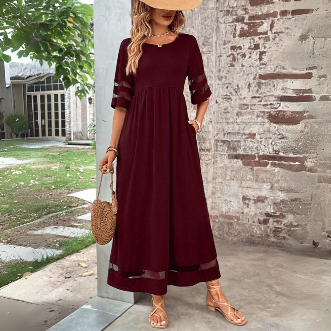 Aubrée™ | Effortless Luxe Midi Dress