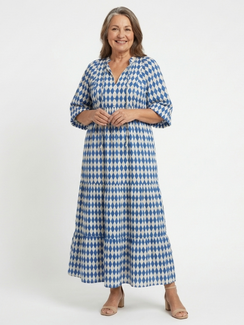 Elodie™ | Chic Tiered Dress in Luxe Fabric