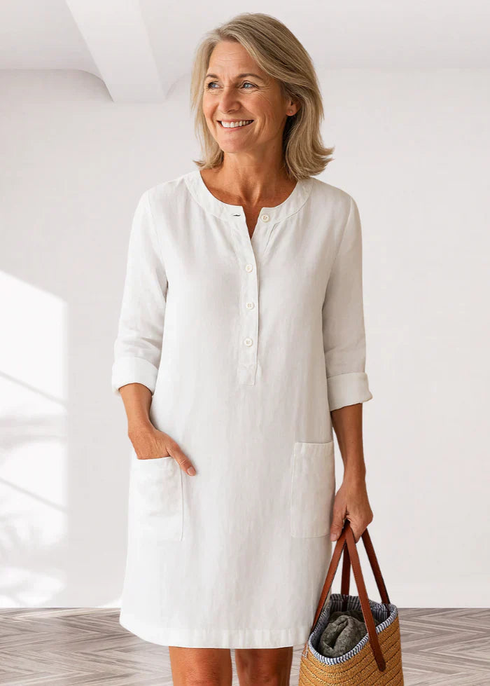 Ella™ | Relaxed Fit Casual Dress for Everyday Elegance