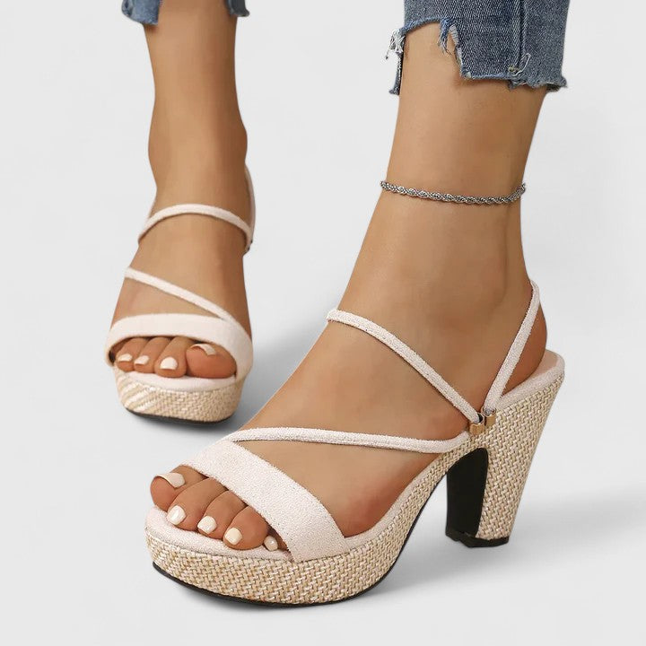 Justyna™ | Chic Orthopaedic Heels for All-Day Comfort