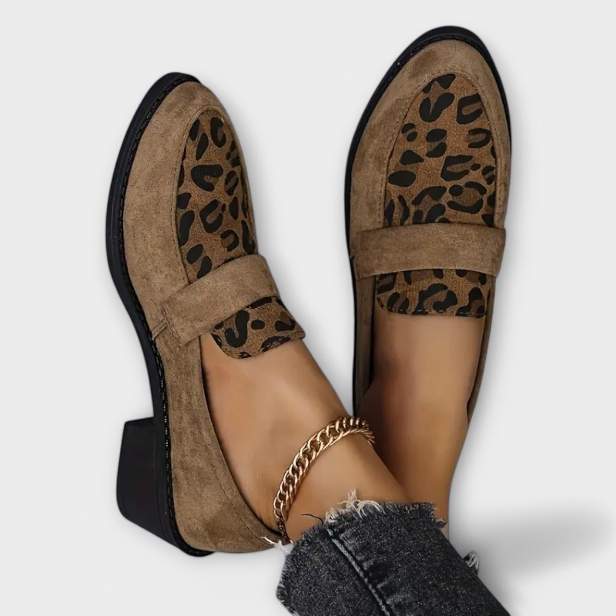 Vivienne™ | Chic Panther Print Shoes for Confidence