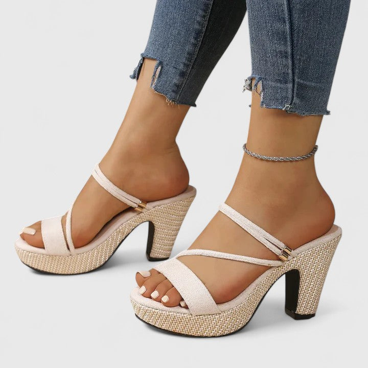 Justyna™ | Chic Orthopaedic Heels for All-Day Comfort