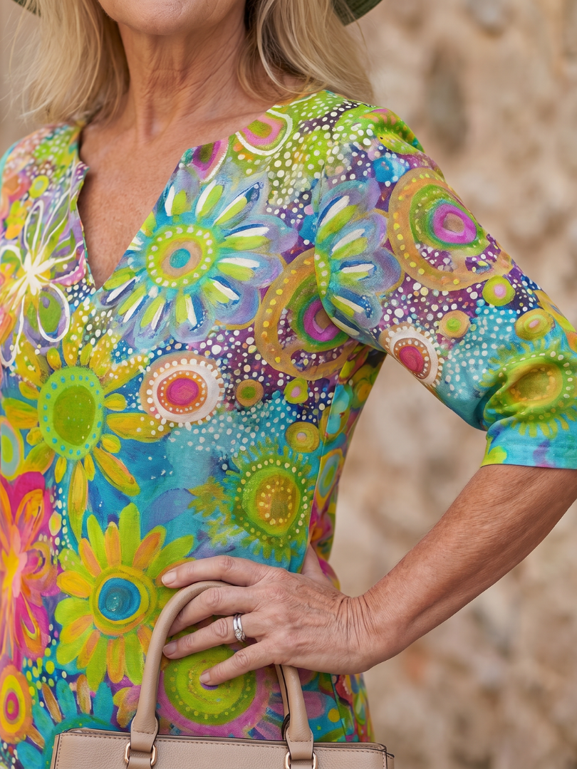 Lila™ | Chic Floral Print Dress for Effortless Elegance