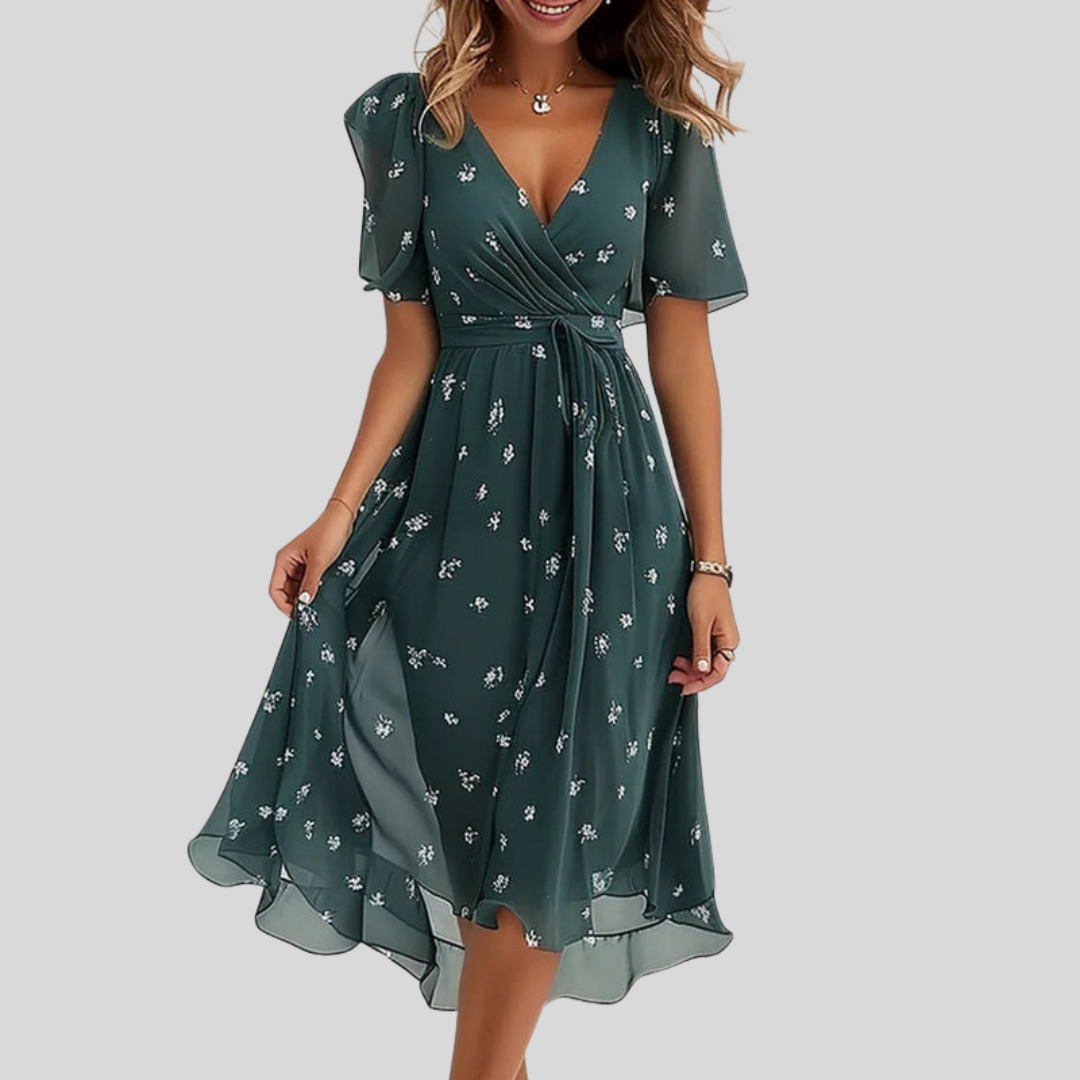 Isabelle™ | Chic Linen Summer Dress