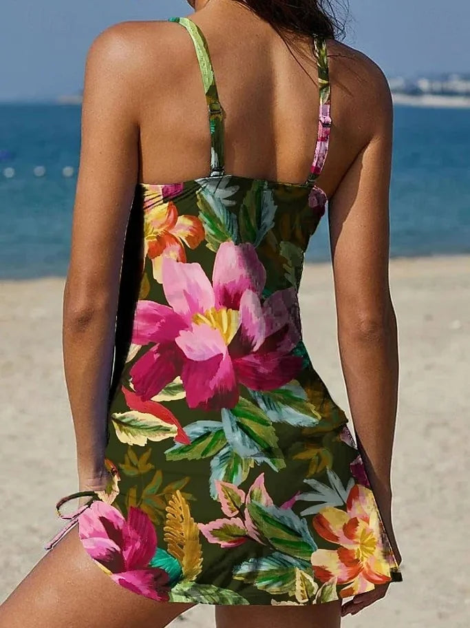 Isabella™ | Chic Floral Tankini with Tummy Control