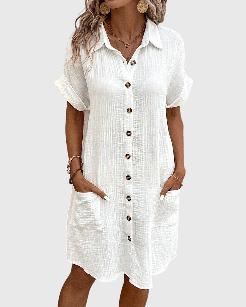 Caroline™ | Luxurious Cotton Dress