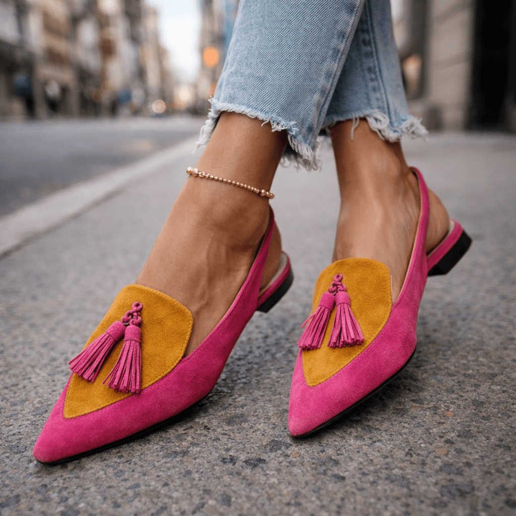 Lorena - Chic Tassel Strap Sandals for Effortless Style