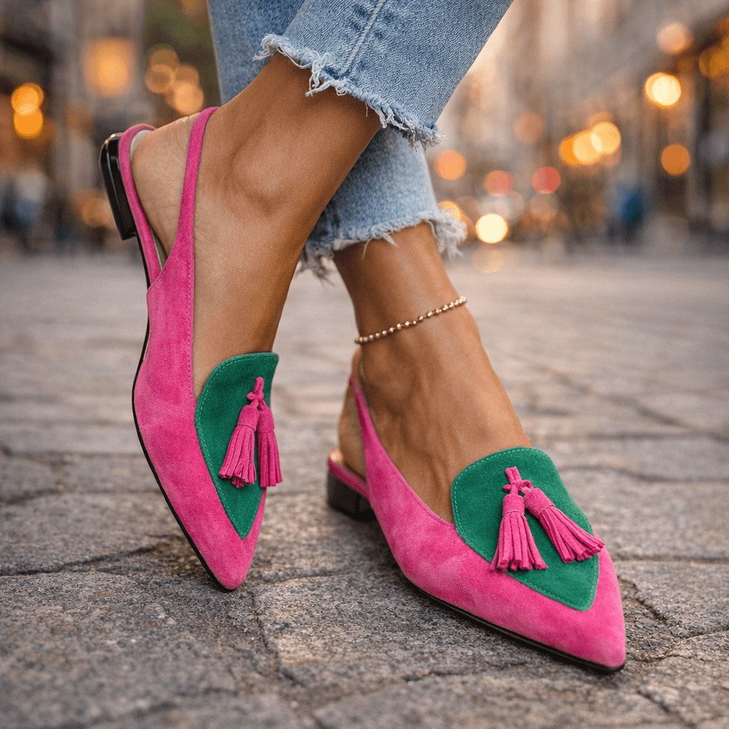 Lorena - Chic Tassel Strap Sandals for Effortless Style