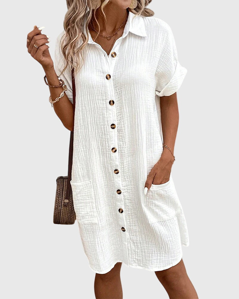 Caroline™ | Luxurious Cotton Dress