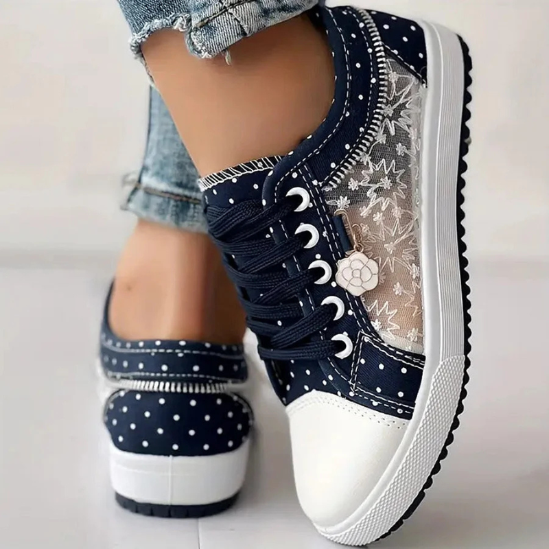 Lily - Chic Floral Sneakers