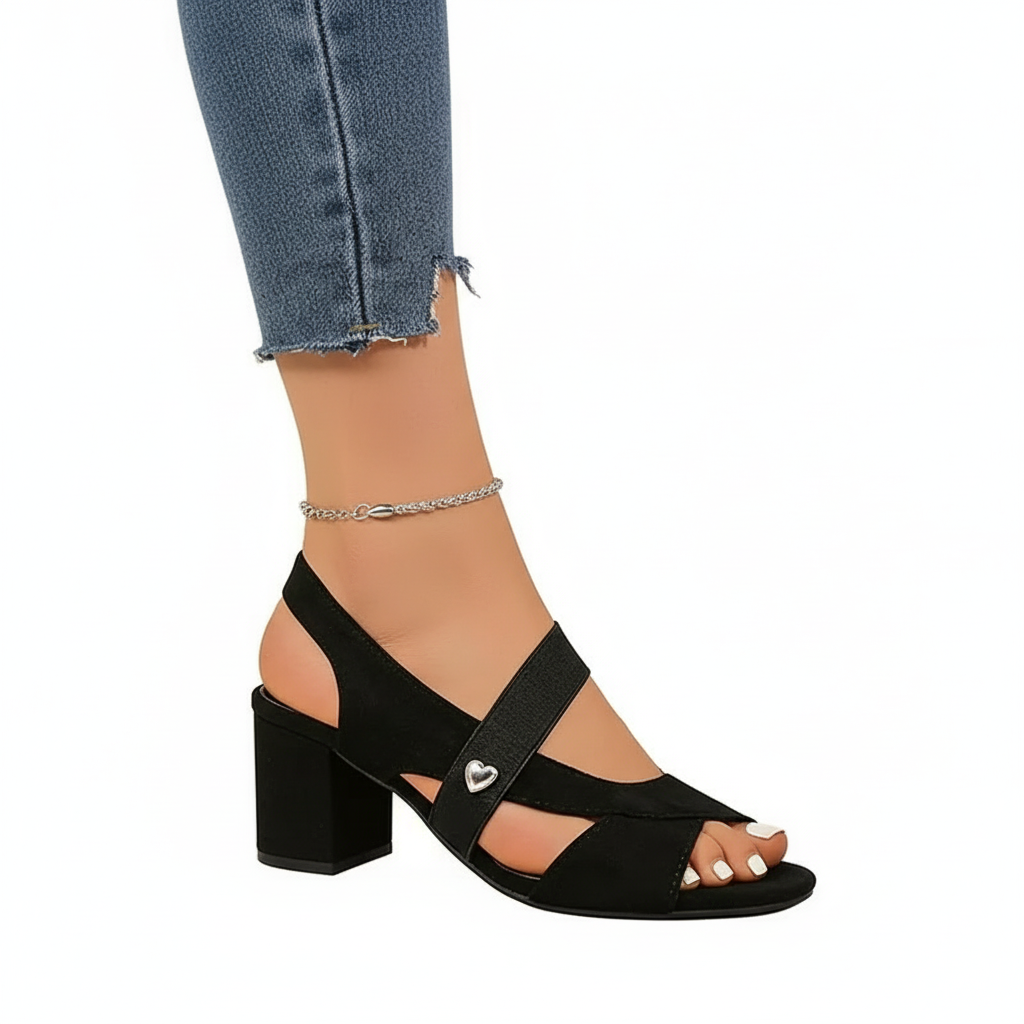 Lucia™ | Chic Leather Heels for Allure