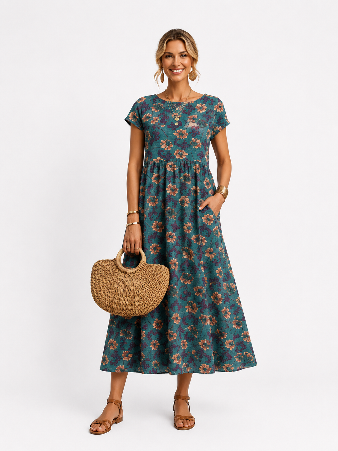 Lila™ | Breezy Cotton Summer Dress for Effortless Charm