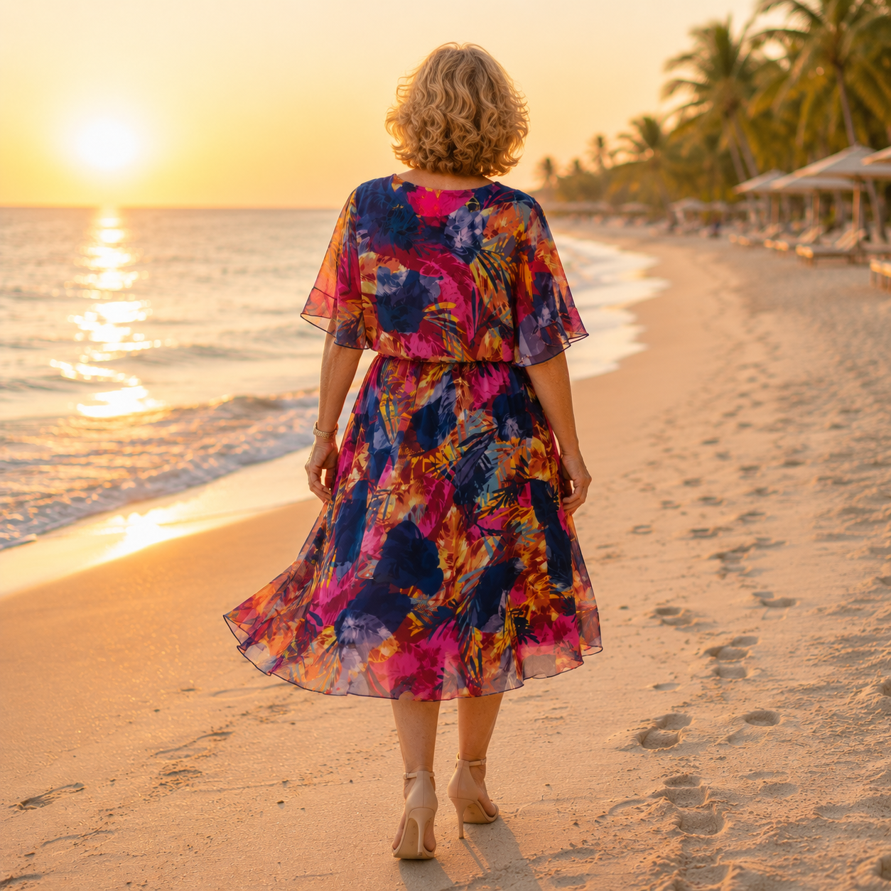 Mia - Airy Chiffon Summer Dress