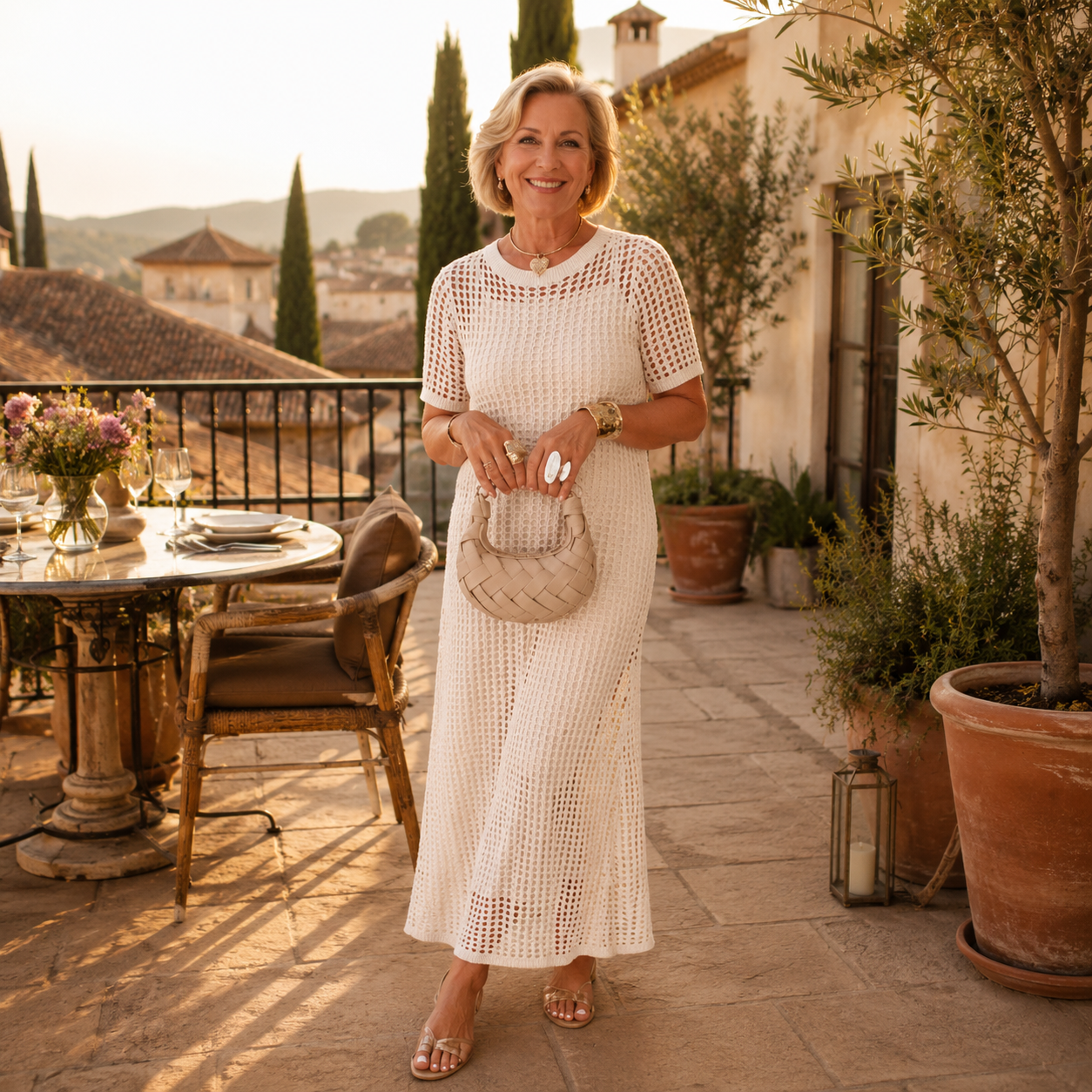 Bethany - Chic Maxi Dress with Free Inner Layer