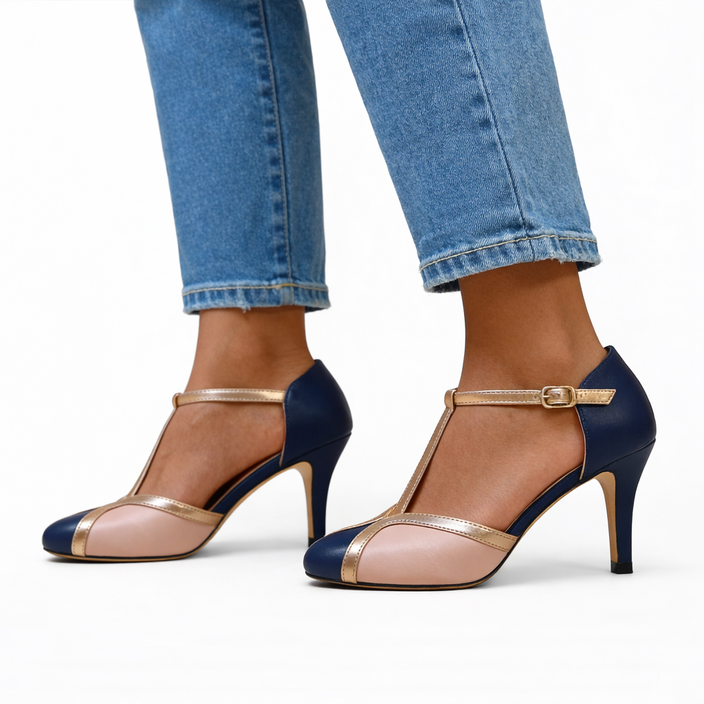 Gianna™ | Chic Leather Heels for All-Day Elegance