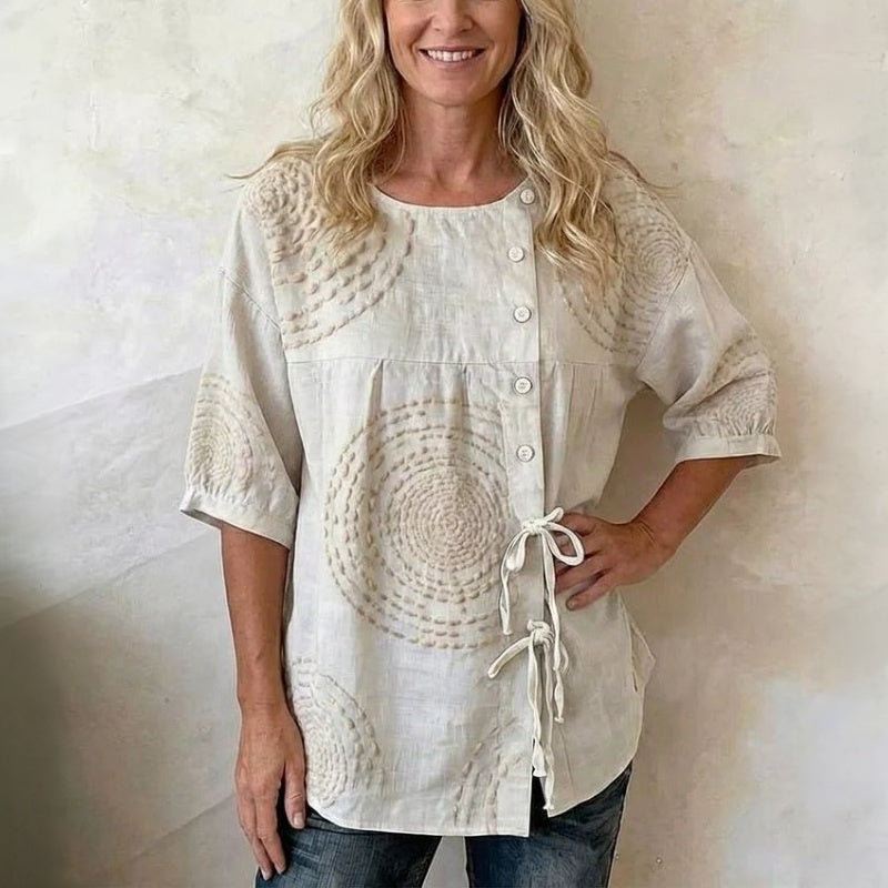 Lila™ | Timeless Cotton Vintage Blouse