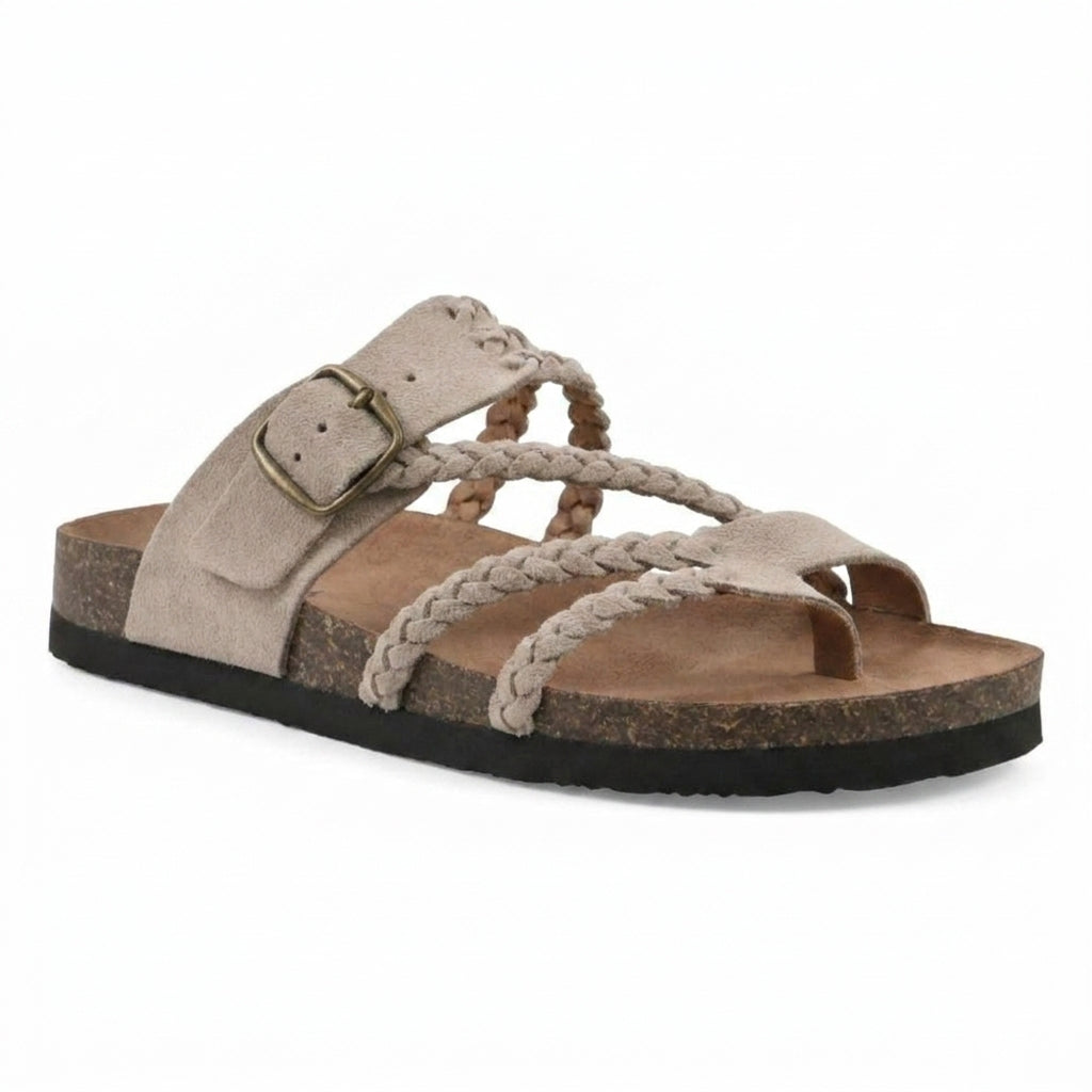 Sarah - Chic Woven Sandals for Elegance