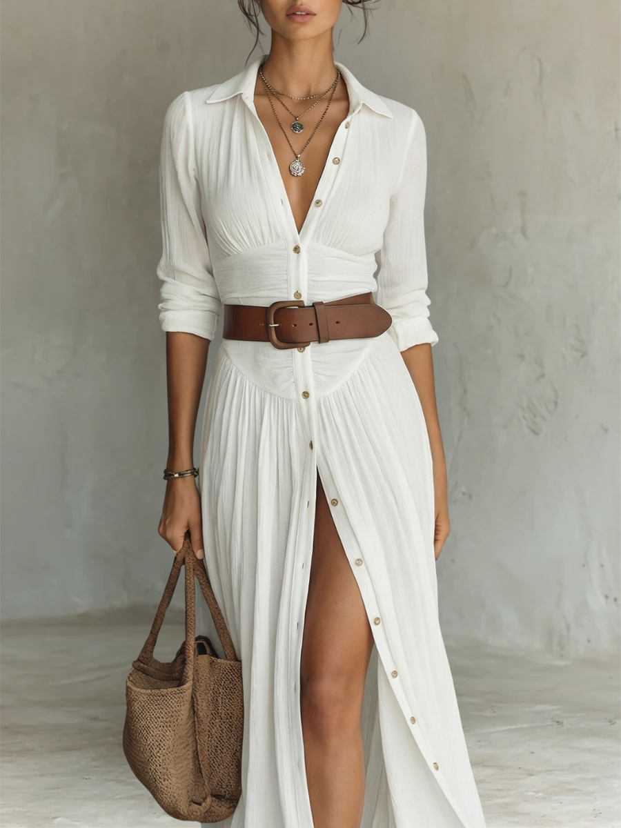 Lila™ | Breezy Linen Maxi Dress for Effortless Elegance