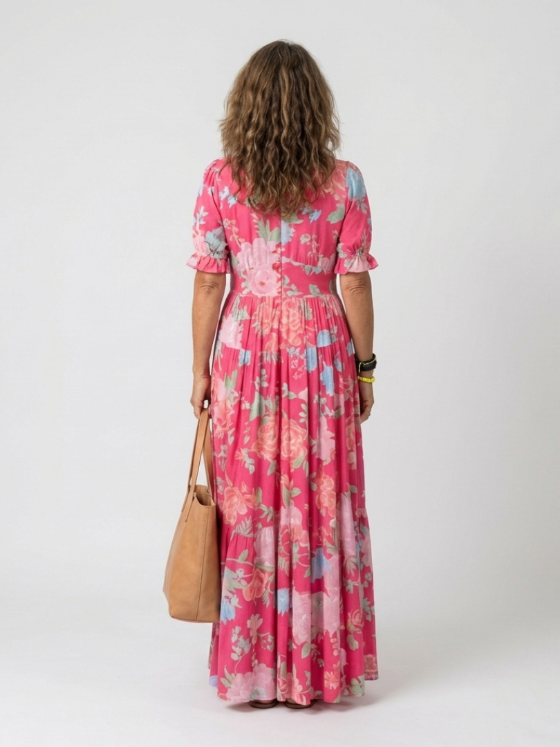 Ione™ | Floral Midi Dress for Effortless Elegance
