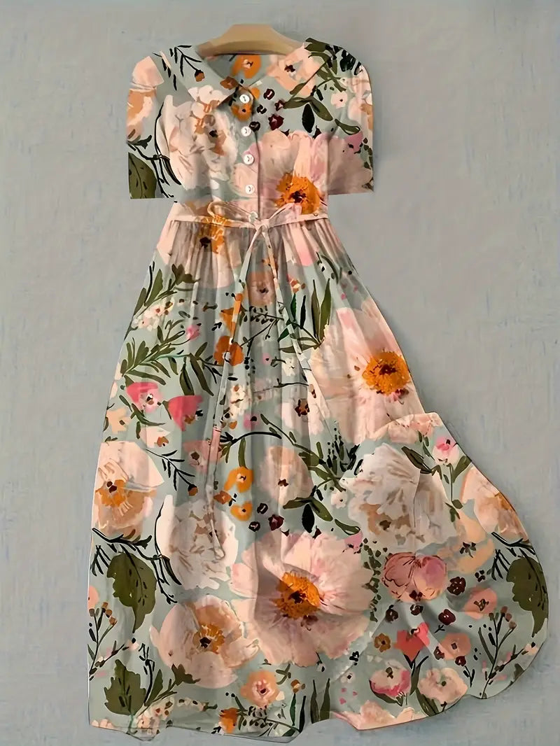 Aurélie | Floral Midi Dress