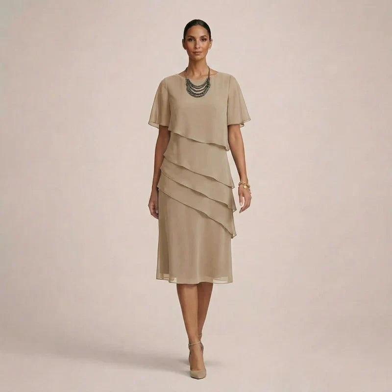 Isabella™ | Chic Ruffled Dress for Effortless Elegance