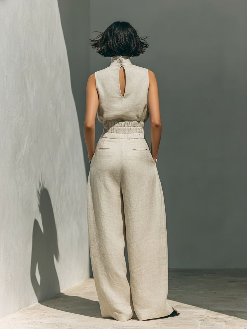Isabella™ | Chic Linen Ensemble for Serenity