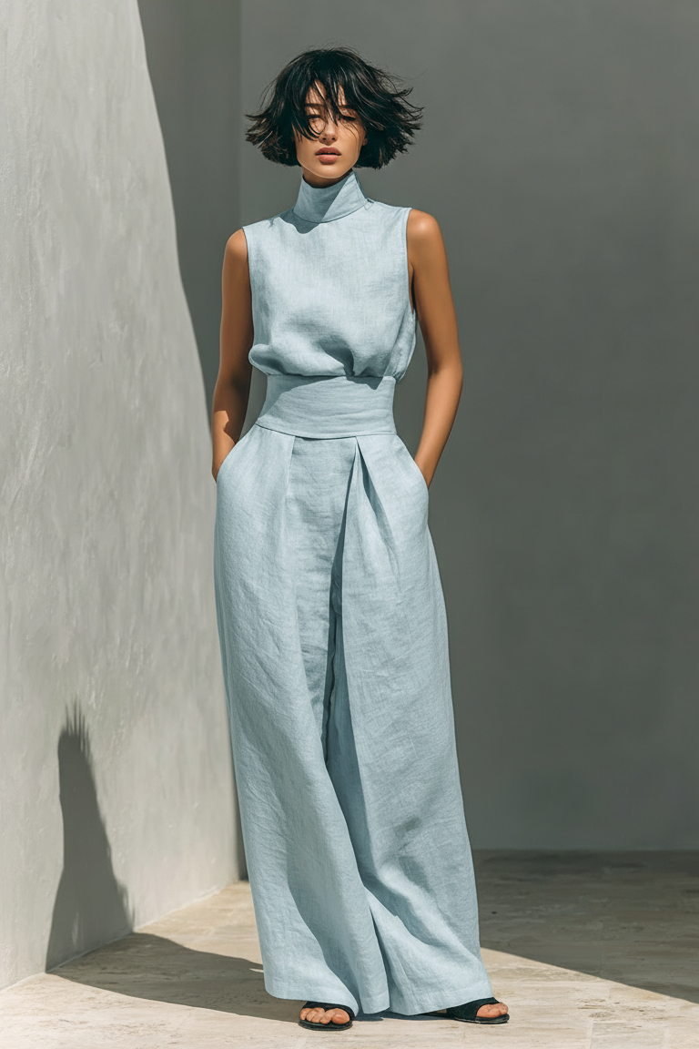 Isabella™ | Chic Linen Ensemble for Serenity