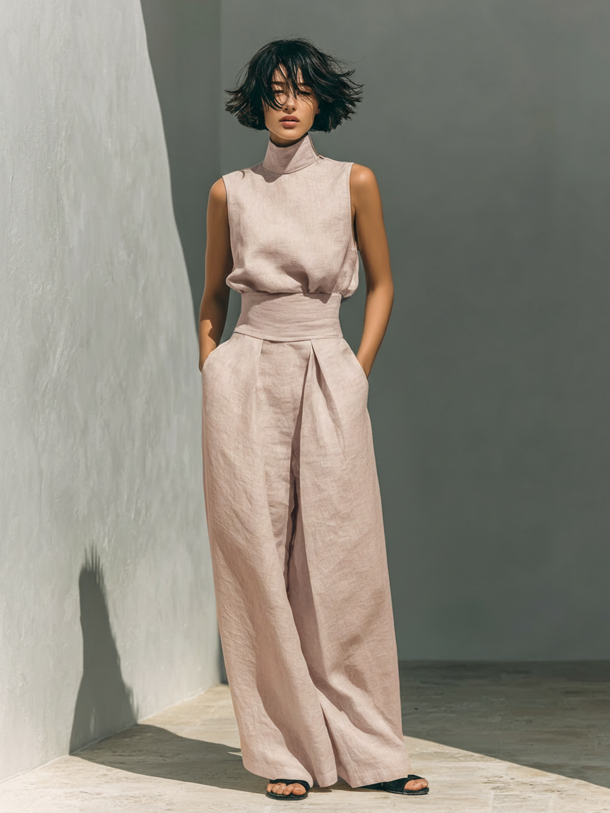 Isabella™ | Chic Linen Ensemble for Serenity